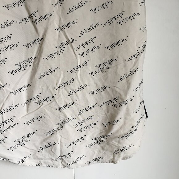 Vero Moda Boca Short Sleeve Dot Cluster Cream Hipster Blouse - Picture 7 of 15